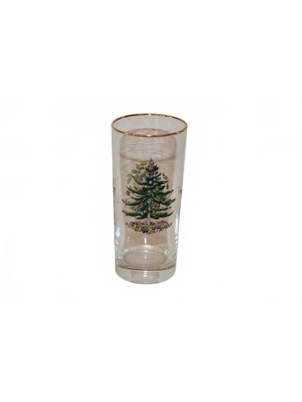 Spode Christmas Tree Highball Ice Tea Glass